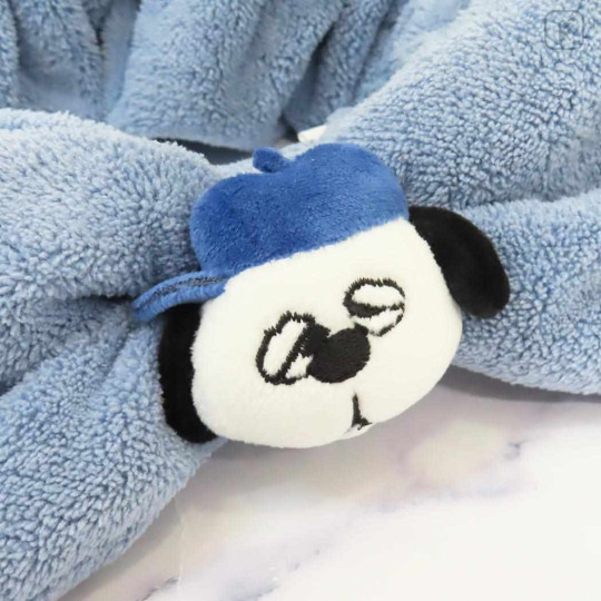 Japan Peanuts Hair Band with Ribbon - Snoopy : Brother Mascot Blue - 3