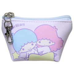 Japan Sanrio Triangular Mini Pouch - Little Twin Stars : Companion