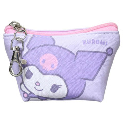 Japan Sanrio Triangular Mini Pouch - Kuromi : Smile
