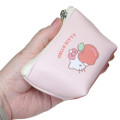 Japan Sanrio Triangular Mini Pouch - Hello Kitty : Smile - 2