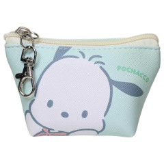 Japan Sanrio Triangular Mini Pouch - Pochacco : Smile