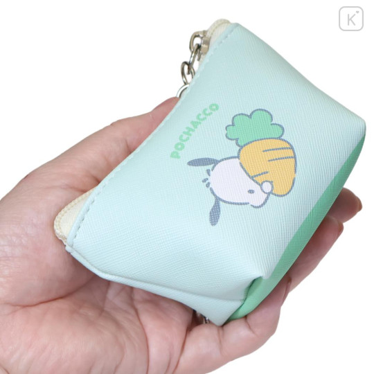 Japan Sanrio Triangular Mini Pouch - Pochacco : Smile - 2