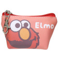 Japan Sesame Street Triangular Mini Pouch - Elmo : Happy - 1