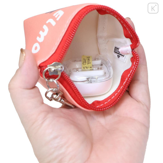 Japan Sesame Street Triangular Mini Pouch - Elmo : Happy - 3