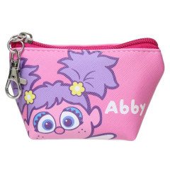 Japan Sesame Street Triangular Mini Pouch - Abby : Happy