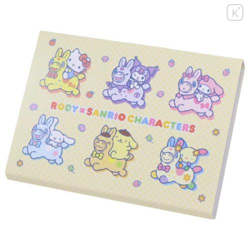 Japan Sanrio Flip Memo Pad - Rody Bounce Horse Characters : Yellow - 1