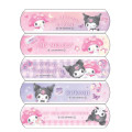 Japan Sanrio Boxed Adhesive Bandage - Kuromi & My Melody : Pastel Dreamland Pink - 2