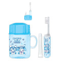 Japan Sanrio Toothbrush Set - Kuromi & My Melody : Dolly Mix Blue - 2
