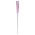 Japan Sanrio Clear Chopsticks 21cm - Hello Kitty : Y2k Houndstooth Pink - 1