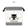 Japan Sanrio Drawstring Bag - Chococat : Gingham - 2