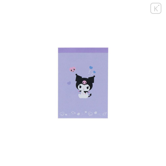 Japan Sanrio Mini Notepad - Kuromi : Pastel Favourite - 1