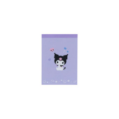 Japan Sanrio Mini Notepad - Kuromi : Pastel Favourite
