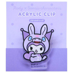 Japan Sanrio Acrylic Clip - Kuromi : Rody Bounce Horse