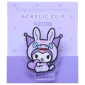 Japan Sanrio Acrylic Clip - Kuromi : Rody Bounce Horse - 1