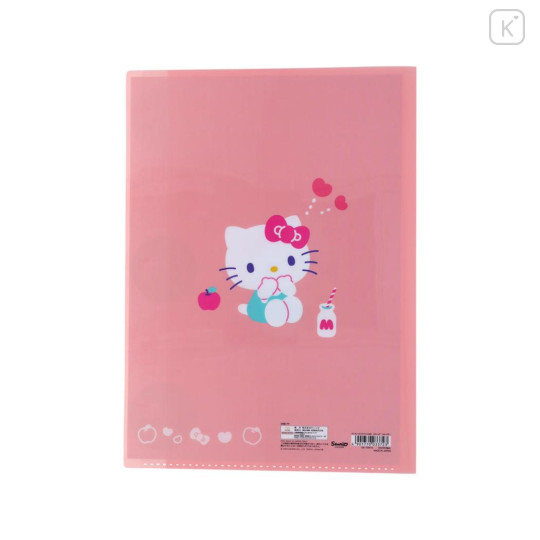 Japan Sanrio 5 Pockets A4 Clear File - Hello Kitty : Pastel Favourite - 2
