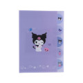 Japan Sanrio 5 Pockets A4 Clear File - Kuromi : Pastel Favourite - 1
