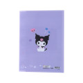 Japan Sanrio 5 Pockets A4 Clear File - Kuromi : Pastel Favourite - 2
