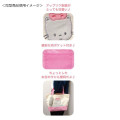 Japan Sanrio Mini Tote Bag with Dangling Tail - Chococat : Black White - 3