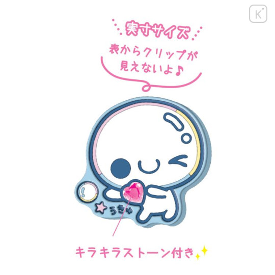 Japan Heisei Retro Acrylic Hair Clip Set - Pukupuku Awawa-chan Wink - 2