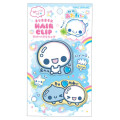 Japan Heisei Retro Acrylic Hair Clip Set - Pukupuku Awawa-chan Happy - 1