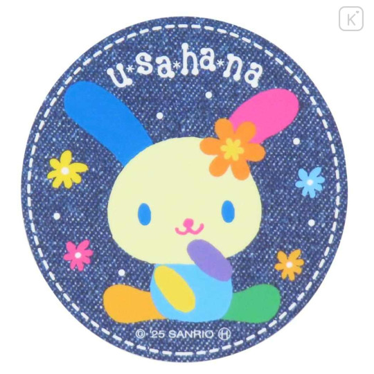 Japan Sanrio Big Sticker - Usahana : Flower Smile - 1