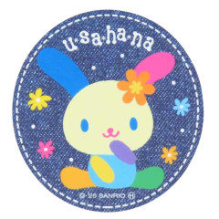 Japan Sanrio Big Sticker - Usahana : Flower Smile