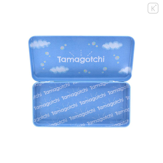 Japan Tamagotchi Tin Pencil Case - Balloon Blue - 3