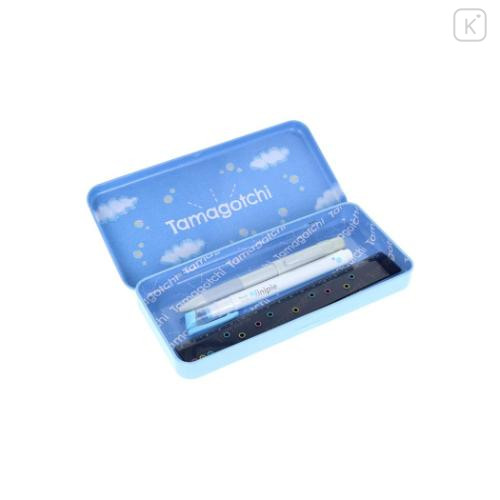 Japan Tamagotchi Tin Pencil Case - Balloon Blue - 4
