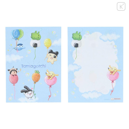 Japan Tamagotchi Mini Letter Set - Balloon Blue - 3
