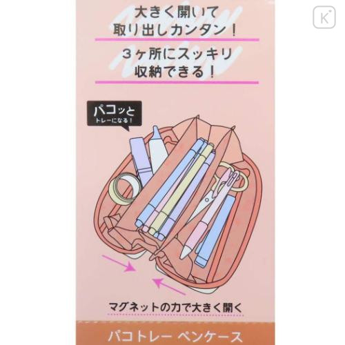 Japan Peanuts Pacotray Pen Pouch - Snoopy : Ivory Pink - 4