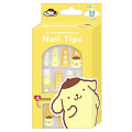 Japan Sanrio Nail Tips - Pompompurin : Yellow Glitter - 1