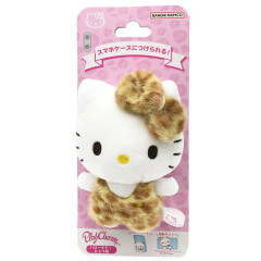 Japan Sanrio Play Charm Phone Holder - Hello Kitty : Leopard