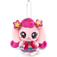 Japan Catch Teenieping Mascot Keychain - Heartsping Ribbon Dress
