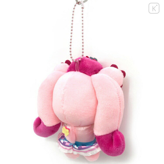 Japan Catch Teenieping Mascot Keychain - Heartsping Ribbon Dress - 2