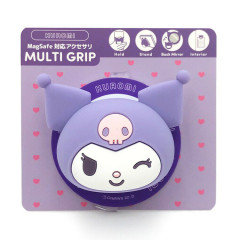 Japan Sanrio MagSafe Compatible Smartphone Grip - Kuromi : Happy Face