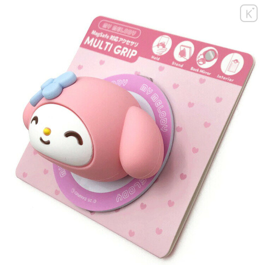 Japan Sanrio MagSafe Compatible Smartphone Grip - My Melody : Happy Face - 2