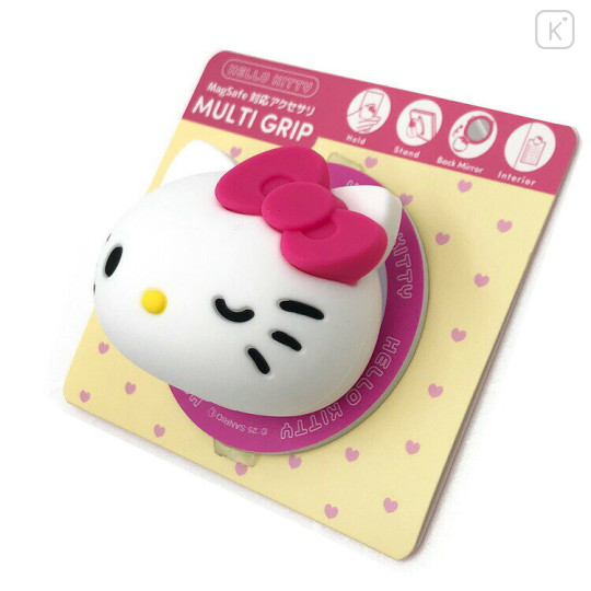 Japan Sanrio MagSafe Compatible Smartphone Grip - Hello Kitty : Happy Face - 2