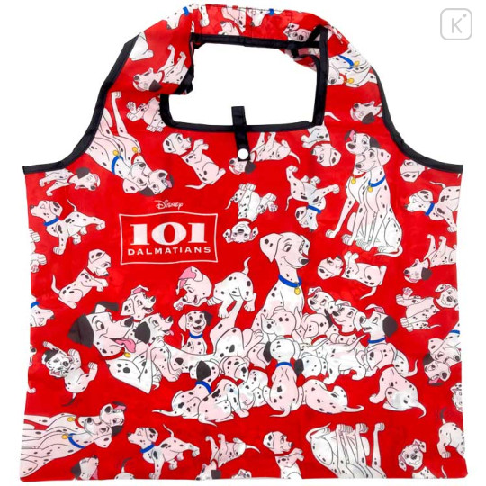 Japan Disney Eco Shopping Bag - 101 Dalmatians : Red - 1