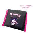 Japan Sanrio Eco Shopping Bag - Kuromi : KUROMIfy the World Black Pink - 3