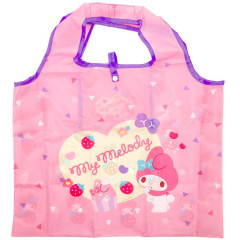Japan Sanrio Eco Shopping Bag - My Melody : Strawberry Pink