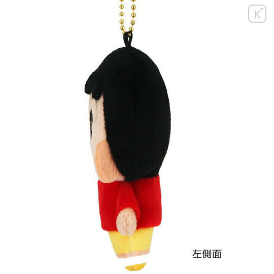 Japan Crayon Shin-chan Flat Mascot Keychain - Shinnosuke Nohara - 3