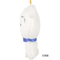 Japan Crayon Shin-chan Flat Mascot Keychain - Shiro - 3