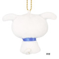 Japan Crayon Shin-chan Flat Mascot Keychain - Shiro - 4