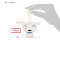 Japan Crayon Shin-chan Flat Mascot Keychain - Shiro - 5