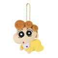 Japan Crayon Shin-chan Flat Mascot Keychain - Shinnosuke Nohara : Sister - 1