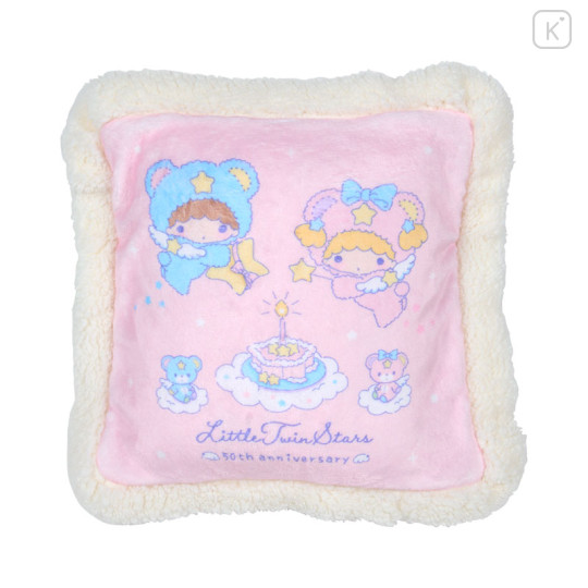 Japan Sanrio Original Cushion Blanket - Little Twin Stars : Starry Sky Angel 50th Anniversary - 2