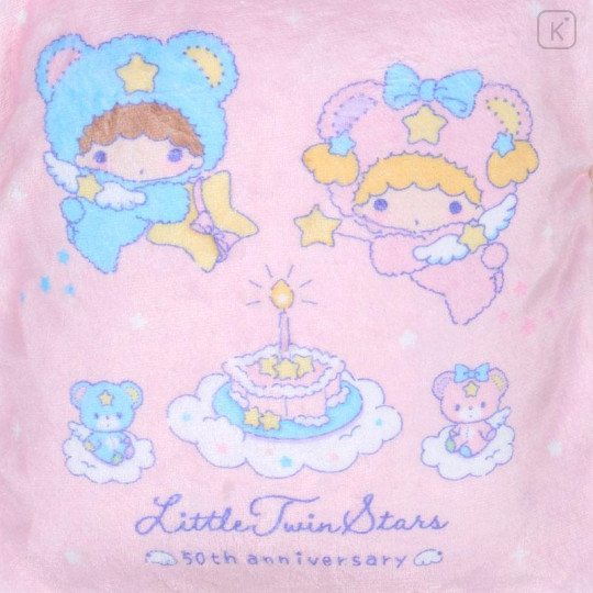 Japan Sanrio Original Cushion Blanket - Little Twin Stars : Starry Sky Angel 50th Anniversary - 6