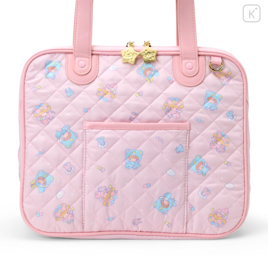 Japan Sanrio Original Quilted Boston Bag - Little Twin Stars : Starry Sky Angel 50th Anniversary - 2