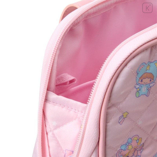 Japan Sanrio Original Quilted Boston Bag - Little Twin Stars : Starry Sky Angel 50th Anniversary - 5