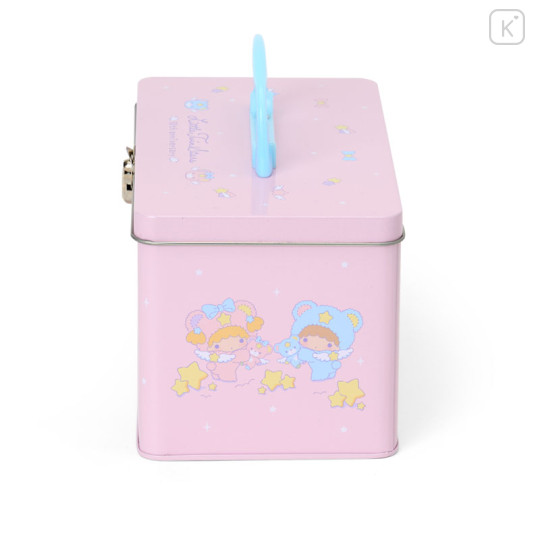 Japan Sanrio Original Tin Can Storage Box - Little Twin Stars : Starry Sky Angel 50th Anniversary - 2